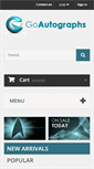 Mobile Screenshot of goautographs.com
